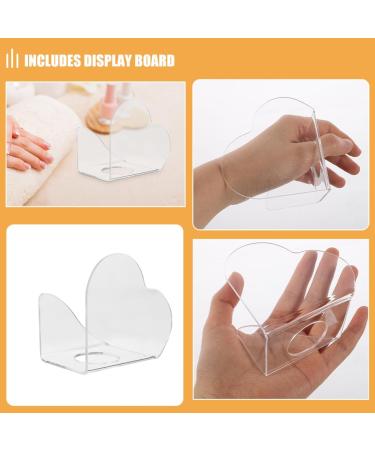  VALICLUD VALICLUD Acrylic Nail Art Palette Heart-Shaped Makeup Mixing Plate Polish Mixing Tray - Buy Online on GoSupps.com