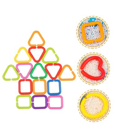TOYANDONA 35pcs Geometric Chain Buckle Car Seat Infant Developmental Toy - Stroller & Car Playset Rings - Buy Online on GoSupps.com