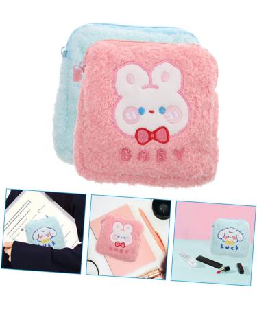 Anneome 2pcs Napkin Storage Bag for Women - Menstrual Pad Pouch & Holder Hand Bag - Coin Purse for Travel - Period Container - Buy Online on GoSupps.com