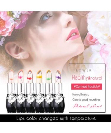 Ofanyia Crystal Flower Jelly Lipstick - Waterproof Color Changing Lip Balm & Moisturizer | Durable Flower Lip Makeup - Buy Online on GoSupps.com