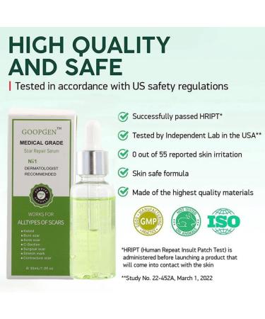 Advanced Scar Repair Serum 30ml - Natural Treatment for All Types of Scars - Buy Online on GoSupps.com