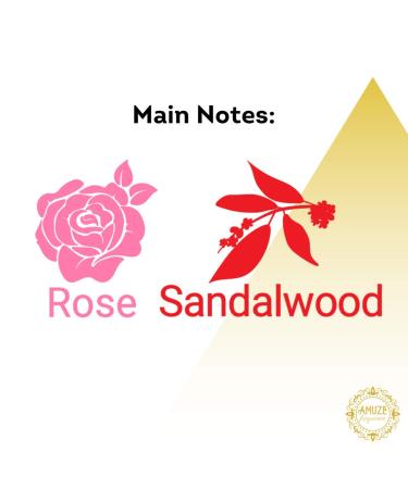 Sandal Rose 12 ml - METAL | Premium Perfume Oil | Attar Oil | Alcohol-Free | Vegan & Cruelty-Free | by Amuze Fragrance Fresh Rose 100000 Count (Pack of 1) - Buy Online on GoSupps.com