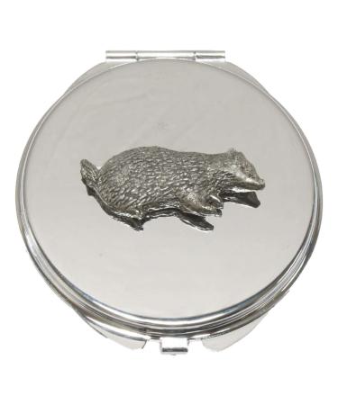 Badger Compact Mirror Handbag Gift With Free Engraving 16