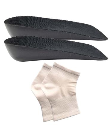 2 Left or Right 1/2 Inch(12mm) Inside Socks Inserts Lifts for Limb Leg Length Discrepancies (2 Large Rights)