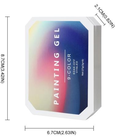 Solid Gel Nail Polish Gradient Sponge Kit for Nail Polish - Artistic Gradient Manicure with Sponges and Metal Clip for Women and Girls Adults at Home - Buy Online on GoSupps.com