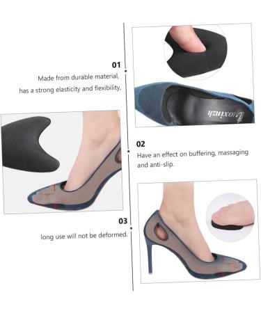 Gatuida 12 Pairs High Heel Insole Toe Inserts - Cushioned Metatarsal Pads for Women - Elegant Sneakers & Heeled Shoes - Blackwell Accessories - Buy Online on GoSupps.com