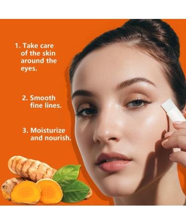 2PCS Turmeric Eye Cream Stick For Eye Bags Eye Balm Stick Hydrating Moisturizing Eye Repair Skin Care - Buy Online on GoSupps.com