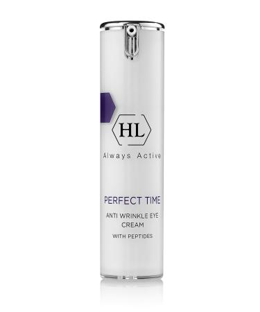 HL Holy Land Cosmetics Perfect Time Anti Wrinkle Eye Cream with Caffeine Soybean .5 fl.oz