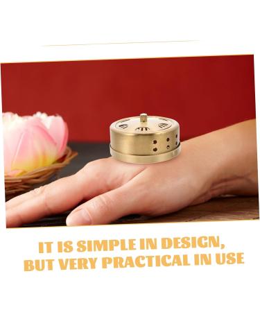 Fomiyes 4-Pack Adjustable Smoke-Free Moxibustion Box - Copper Body Massage Tool Household Appliances 8x8x4.5cm - Buy Online on GoSupps.com