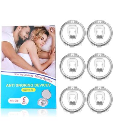 Anti Snoring Devices - Silicone Nose Clips & Magnetic Snore Stoppers for Men & Women (Pack of 6) - Relieve Snoring Internationally - Buy Online on GoSupps.com