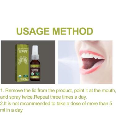 2PCS Herbal Lung Cleanse Mist - Powerful Lung Support & Breathe Essence 30ML - Buy Online on GoSupps.com