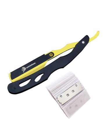1 Shaving Razor+25 Professional Blades Barber Tools Hair Razor Knife Stainless Steel Straight Razor Holder Kit