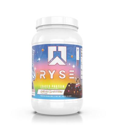 Ryse Core Series Loaded Protein | 25 Grams of Protein Per Serving | Whey Isolate & Whey Concentrate Protein Powder with Added MCTs & Fibre | 2LB 27 Servings (Cosmic Brownies)
