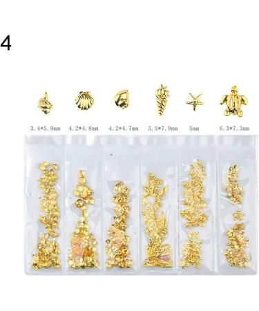 heaven2017 Chic Mixed Hollow Geometric Metal Frame Nail Art DIY Decor Rivet Manicure Tool 6# - Buy Online on GoSupps.com