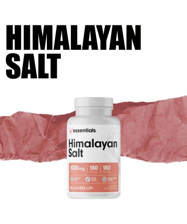 Bucked Up Himalayan Salt 1000mg Capsules Bucked Up Essentials (180 Servings) - Buy Online on GoSupps.com