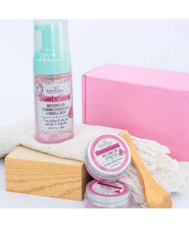 Bella & Bear Sweet 'n' Sassy Watermelon Foaming Shower Gel & Bubble Bath with Pump Travel Size 3.4 Fl Oz (Pack of 1) - Buy Online on GoSupps.com