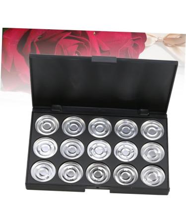VINTORKY 15 Empty Cosmetic Case Travel Makeup Case Empty Makeup Eyeshadow Estuche De Maquillaje Silver - Buy Online on GoSupps.com