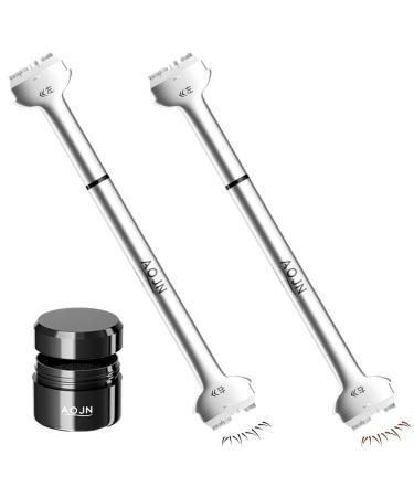 2 pieces Lower Lash Stamp Eyelash Tint Black Eyelash Stamp Brown False Eyelashes Eyeliner Sharpener Bottom Lashes Winged Eyeliner Tool Under Eye Makeup Tool For Women And Girls Black 1 count (Pack of 1)