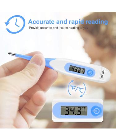 Adoric Digital Medical Thermometer - Best Armpit & Oral Thermometer for Baby Kids Adults in Blue - Buy Online on GoSupps.com