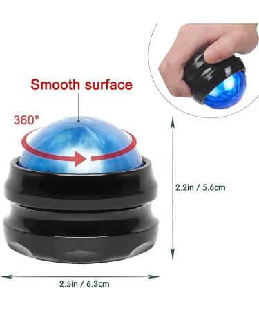 Phcomrich Manual Massage Roller Ball - Ultimate Therapy Tool for Sore Muscles & Stress Relief - Pink - Buy Online on GoSupps.com