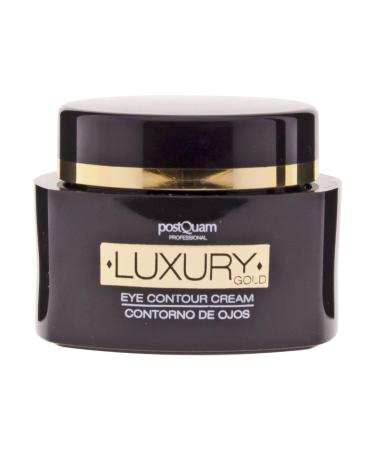 POSTQUAM Professional Luxury Gold Eye Contour Cream 15ml | Spanish Beauty with Hyaluronic Acid | Minimizes Wrinkles & Expression Lines | Soothes Eye Area | Active Ingredients - Buy Online on GoSupps.com