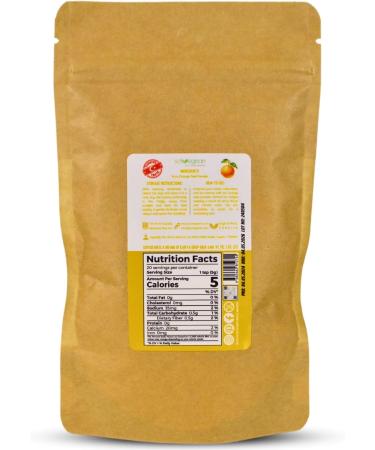 Sovegean Orange Peel Powder 3 52oz/100g-Raw Vegan Gluten Free Food Supplement-Rich in Vitamin C Drinkable and Face Care Skin Care Hair Care-100% Pure and Natural - Buy Online on GoSupps.com