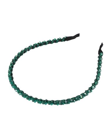 VOCOSTE Rhinestone Hair Hoop Headband for Women - Green, 0.24 Wide - Buy Online on GoSupps.com
