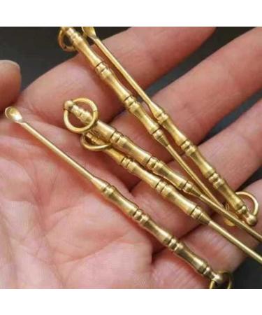 SaiDian 4Pcs Portable Ear Spoon Keychain | Retro Ear Cleaning Curette Tools - Key Ring Pendant - Buy Online on GoSupps.com