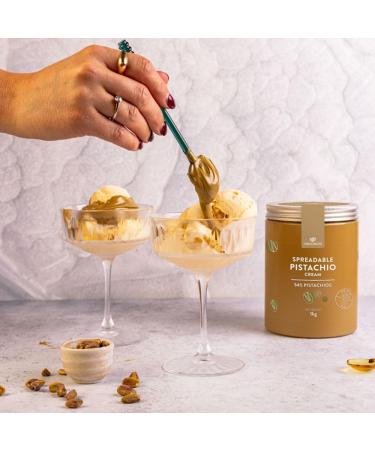 ORIGONUTS Pate de Pistache 54% Pistaches Creme Pistache - Base pour G teau Creme Dessertes Glace Patisserie Chocolat Dubai - Sans Colorants Sans Huile de Palme - 1 kg Pistache avec sucre 1 kg (Lot de 1) - Buy Online on GoSupps.com