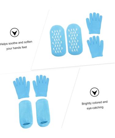 HAPINARY Toeless Gel Socks Moisturizing Heel Socks Gel Heel Sleeves Boho Alligator Hair Clips Moisturizing Gel Gloves Cosmetology Kit Moisturizing Gloves Spa Gel Socks Hand - Buy Online on GoSupps.com