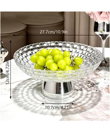 Fruit Snack Tray High-grade light luxury fruit plate can be drained living room home coffee table candy plate snack placement plate coffee table - Buy Online on GoSupps.com