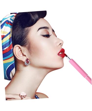 FRCOLOR Concealer double head Lip Gloss Applicator telescopic Makeup Brush makeup brush applicator with cover portable mini lipsticks travel makeup brush telescopic brush beauty tools medium Pink - Buy Online on GoSupps.com