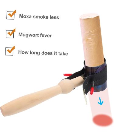 Buy Healeved Moxibuscand Rollstock Burner Holder - Portable Moxibustion Massage Tank & Elastic Sleeves - Ideal for Face & Body (19.3x5.2cm) - International Shipping Available - Buy Online on GoSupps.com