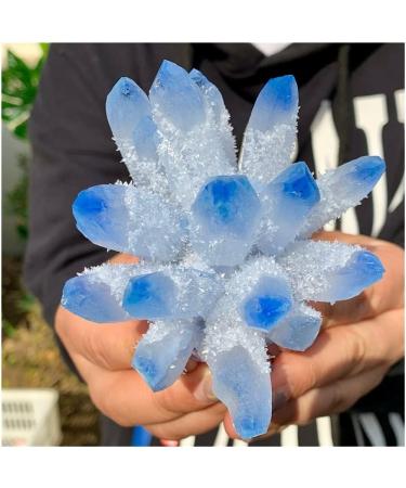 Natural Crystal Rough Sky Blue Phantom Quartz Beautiful (Size : 400-500g) - Buy Online on GoSupps.com