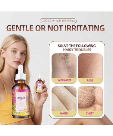 2pcs Depilatory Care Essential Oil Gentle Skin Care Smooth Body Skin Hair Removal Cleansing Moisturizing Daily Care Essential Oil - Buy Online on GoSupps.com