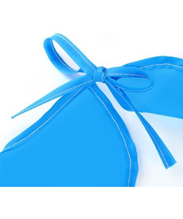 Atopo 3-Piece Waterproof Baby Bibs with Long Sleeves | Feeding Apron for 6-36 Months - Ideal for Eating & Playing - Blue - Buy Online on GoSupps.com