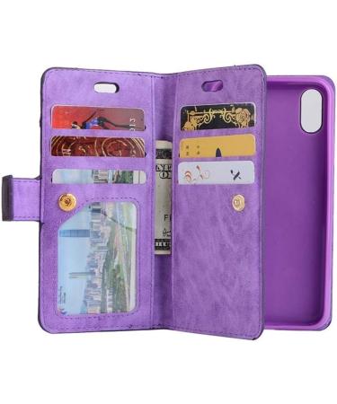 iPhone 12 Mini Wallet Case Jennyfly Women Fashion PU Leather Magnetic Closure Wallet Case +TPU Cover with Hand Strap/Cards Slots/Hand Free Stand for 2020 iPhone 12 Mini 5.4 inch - Purple 2020 iPhone 12 (5.4 inch) Purple - Buy Online on GoSupps.com