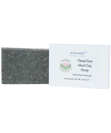 ATTIS Dead Sea Mud Clay Handmade Natural Soap | with Organic Coconut Oil & Aloe Vera gel | Vegan