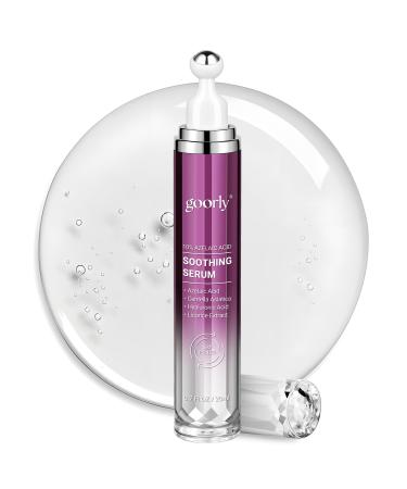 Azelaic Acid 10% for Face with 360 Roller, Centella Asiatica and Hyaluronic Acid Soothing Serum for Redness & Sensitive Skin, 0.7 fl oz