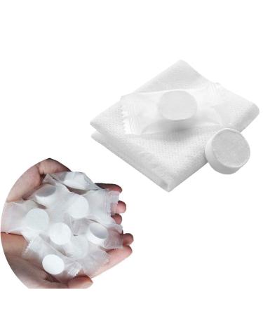 POSIONKS 50 pieces compressed towel portable disposable disposable towel mini compressed towel soft towel tea towel suckable cotton for at home beauty salon travel sport