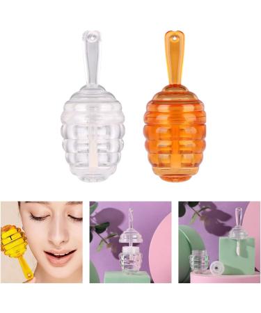 20 Pack Small Amber Honeycomb Lip Gloss Tubes Clear for Convenient Storage and Travel Use Clear - Buy Online on GoSupps.com