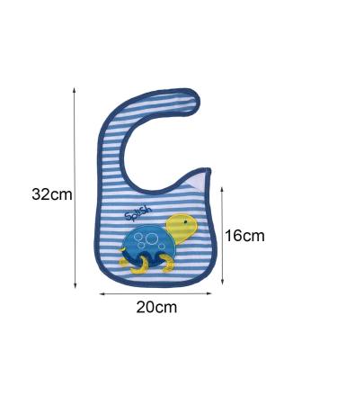 Yafane Baby Bibs Waterproof - 10 Pack Soft Cotton Bibs with Velcro for Boys & Toddlers - Perfect for Mealtime Messes - Buy Online on GoSupps.com