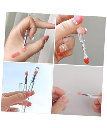 6pcs Silicone Lip Wands - Portable Lip Scrubber & Makeup Applicator Brushes for Lipstick & Eyeshadow - Buy Online on GoSupps.com