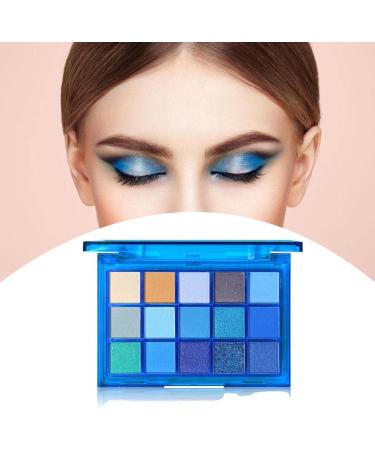 jojomis 15 Colors Eyeshadow Powder Palette Shimmer Glitter Matte Shades for Professional Daily Working - D - Buy Online on GoSupps.com
