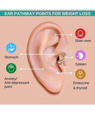Reetuzz Acupuncture Earring Acupressure Slimming Earrings Non Piercing Acupressure Earrings for Women Men Weight Loss Effective Slimming (3 PCS) - Buy Online on GoSupps.com