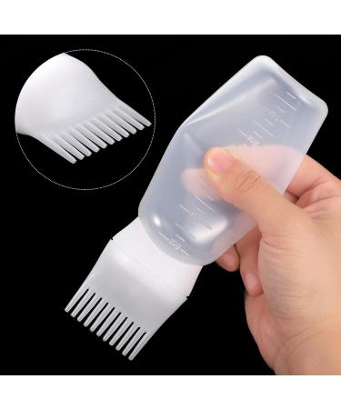 Paefiu Hair Oil Applicator Set - 3 Piece 170ml Bottle with Gradual Scale for Hair Oiling & Coloring - Buy Online on GoSupps.com