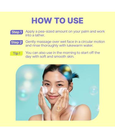 Phyto Bubble Relief Cleansing Foam | Korean Facial Cleanser for Sensitive Dry Skin | Vegan Hydration with Lotus & Coconut | International Shipping Available - Buy Online on GoSupps.com