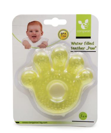 Teething Ring Paw T1205 Yellow | Cooling Teething Aid for Relief & Massage | Ship Worldwide - Buy Online on GoSupps.com