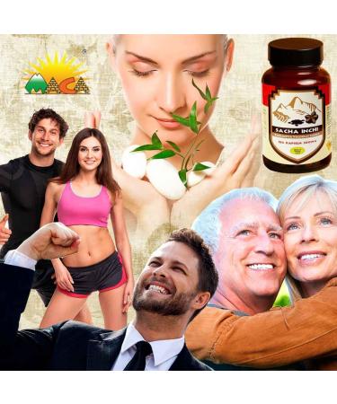  MACA MACA-FIT Sacha Inchi 180 Capsules 500 mg Omega 3-6-9 Fatty Acids kidney plant-based and cold-pressed from Peru - Buy Online on GoSupps.com