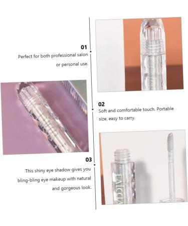 Hemoton 1pc Waterproof Liquid Eyeshadow Shimmer Liquid Eyeshadow Liquid Eye Shadow Eye Makeup Shiny Eyeshadow Makeup Eye Shadow Cosmetics Supplies Glitter Eyeshadow Women Eyeshadow 1 count (Pack of 1) 02# - Buy Online on GoSupps.com